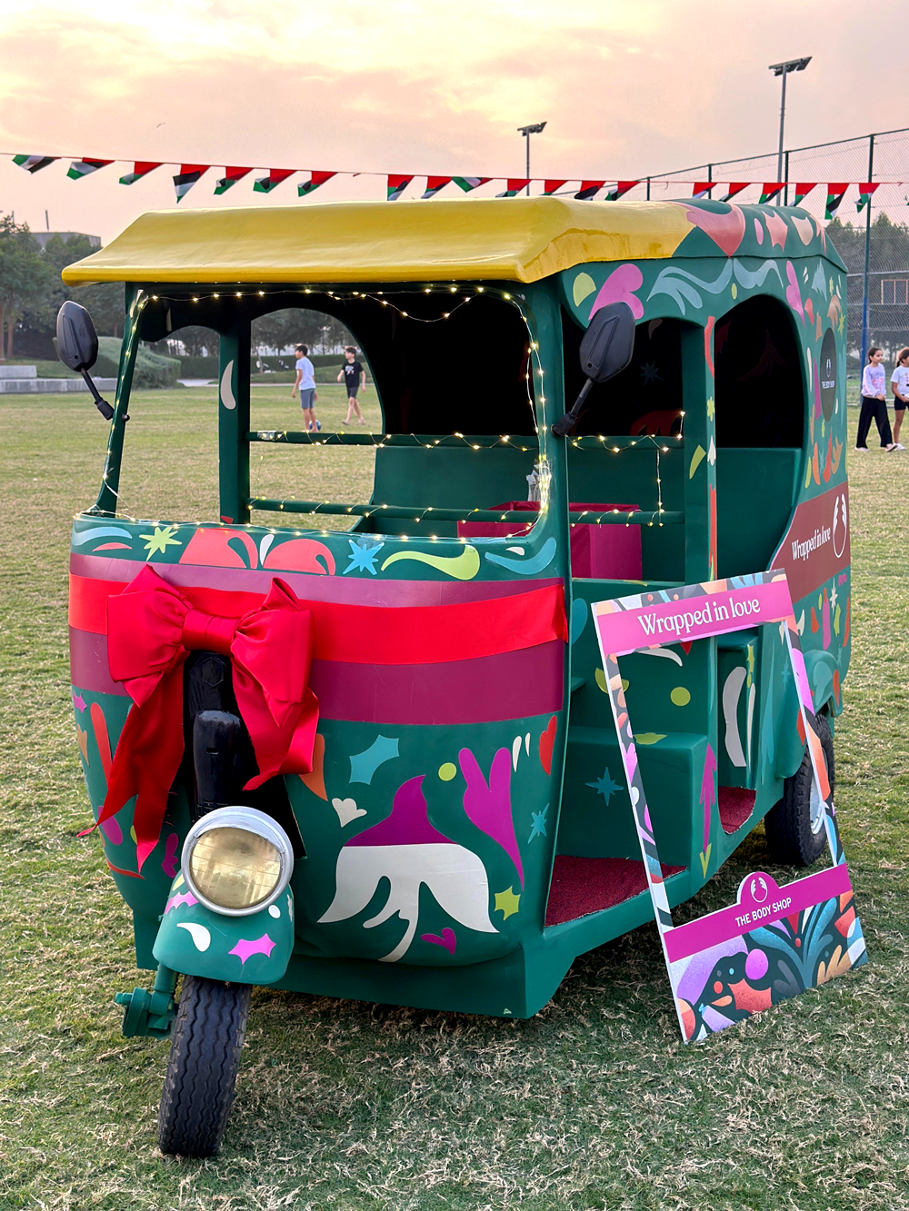 Tuk Tuk branding for The Body Shop