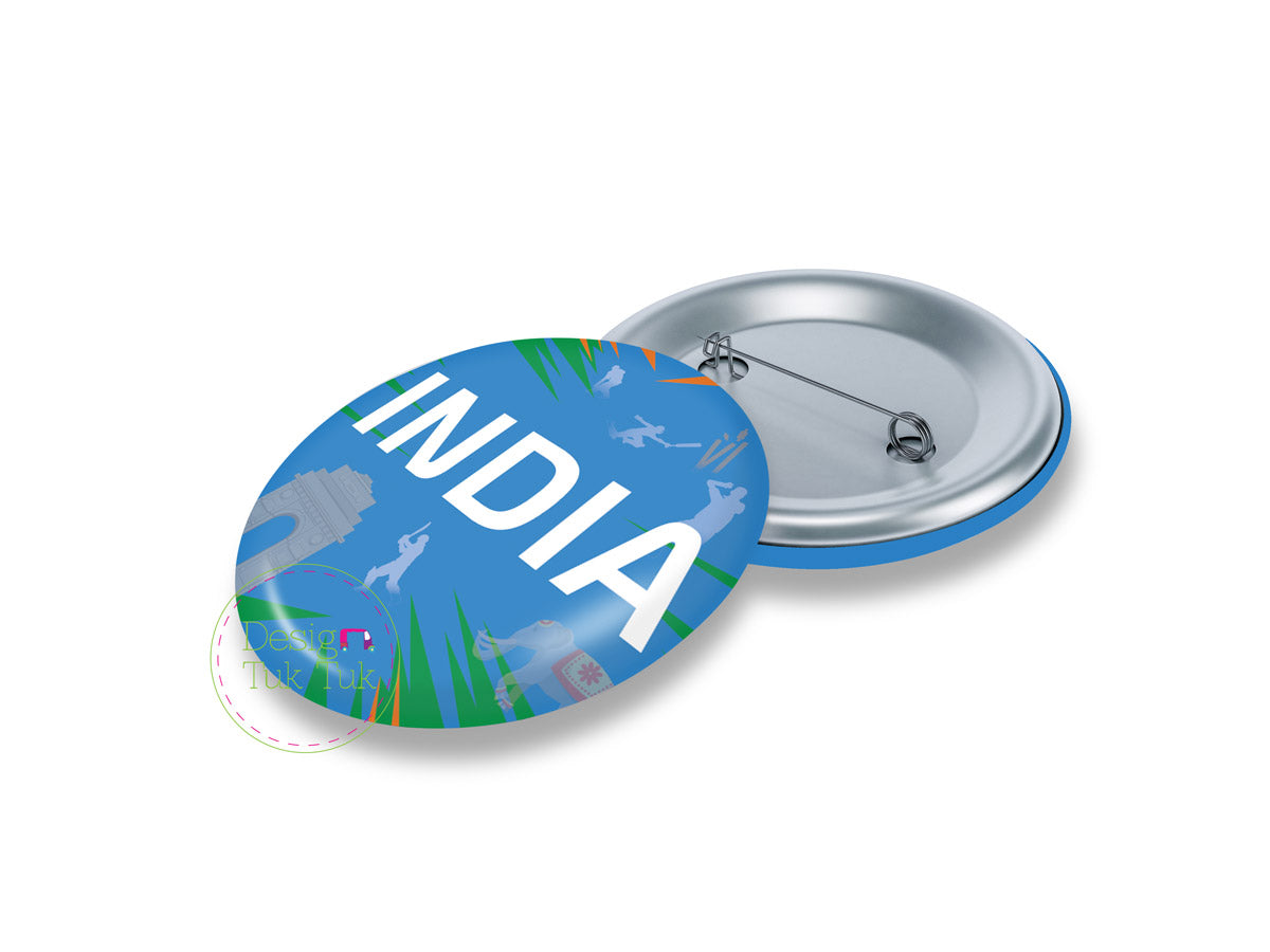 India Pin Badge