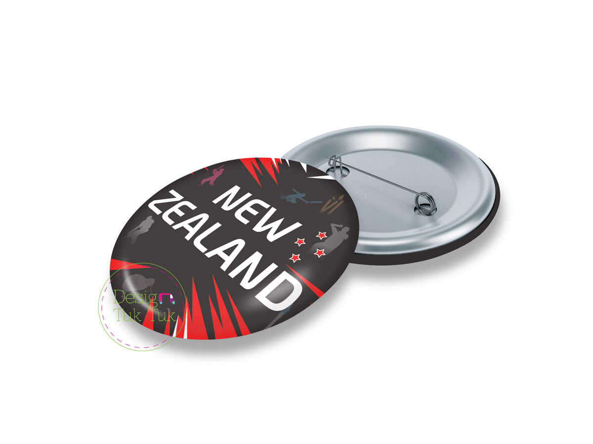 New Zealand Pin Badge