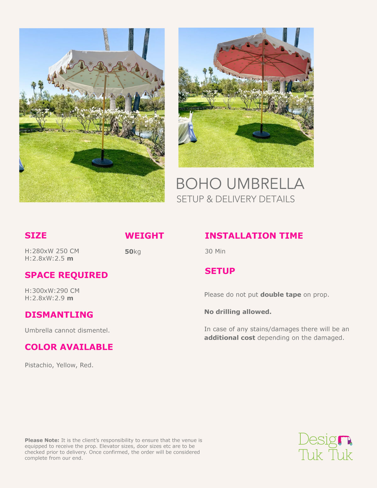 Boho Umbrella