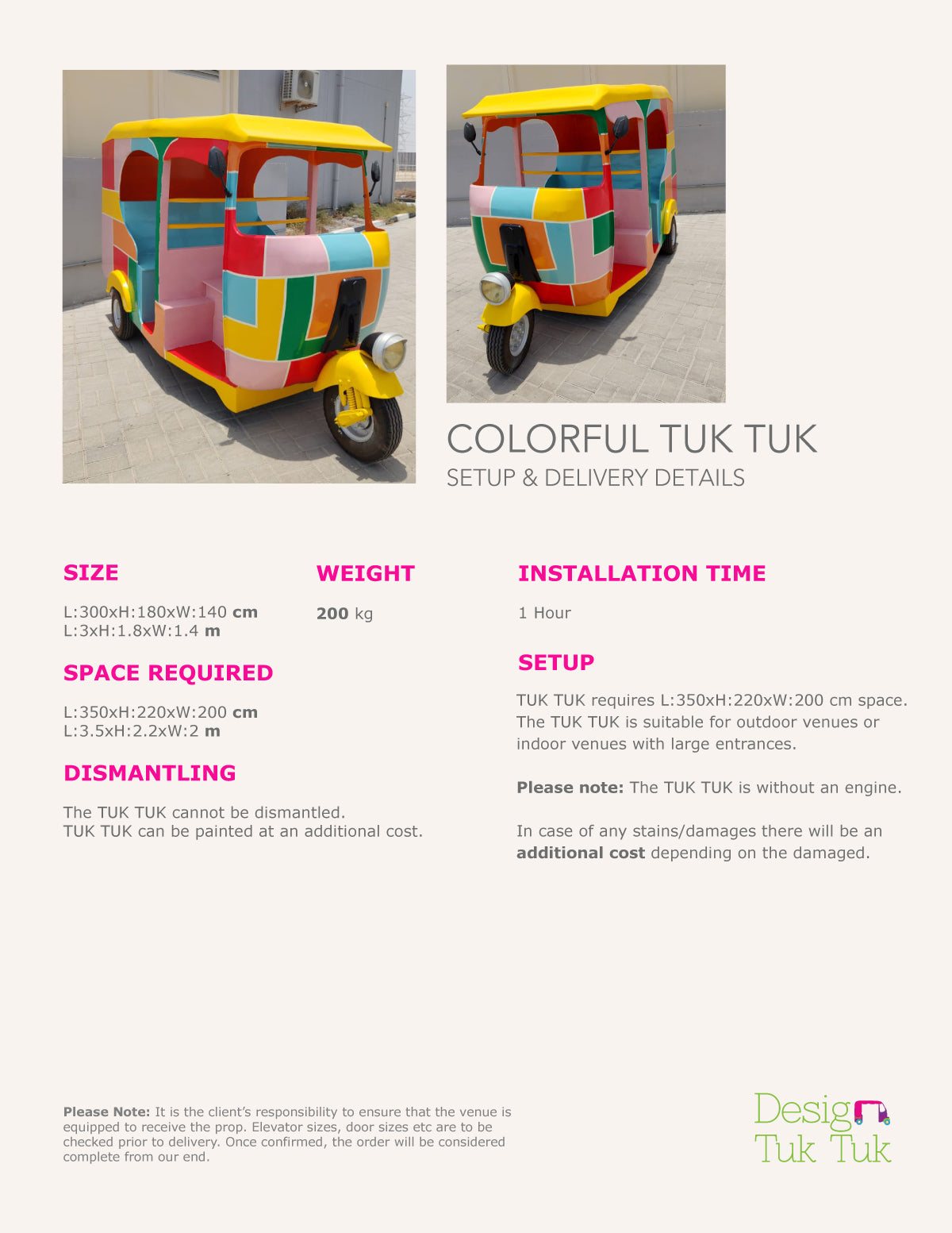 Colorful Tuk Tuk