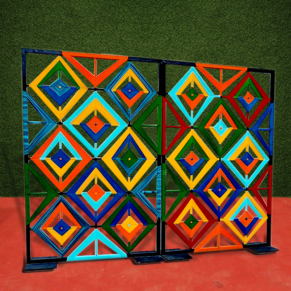 Colourful Kite Frames