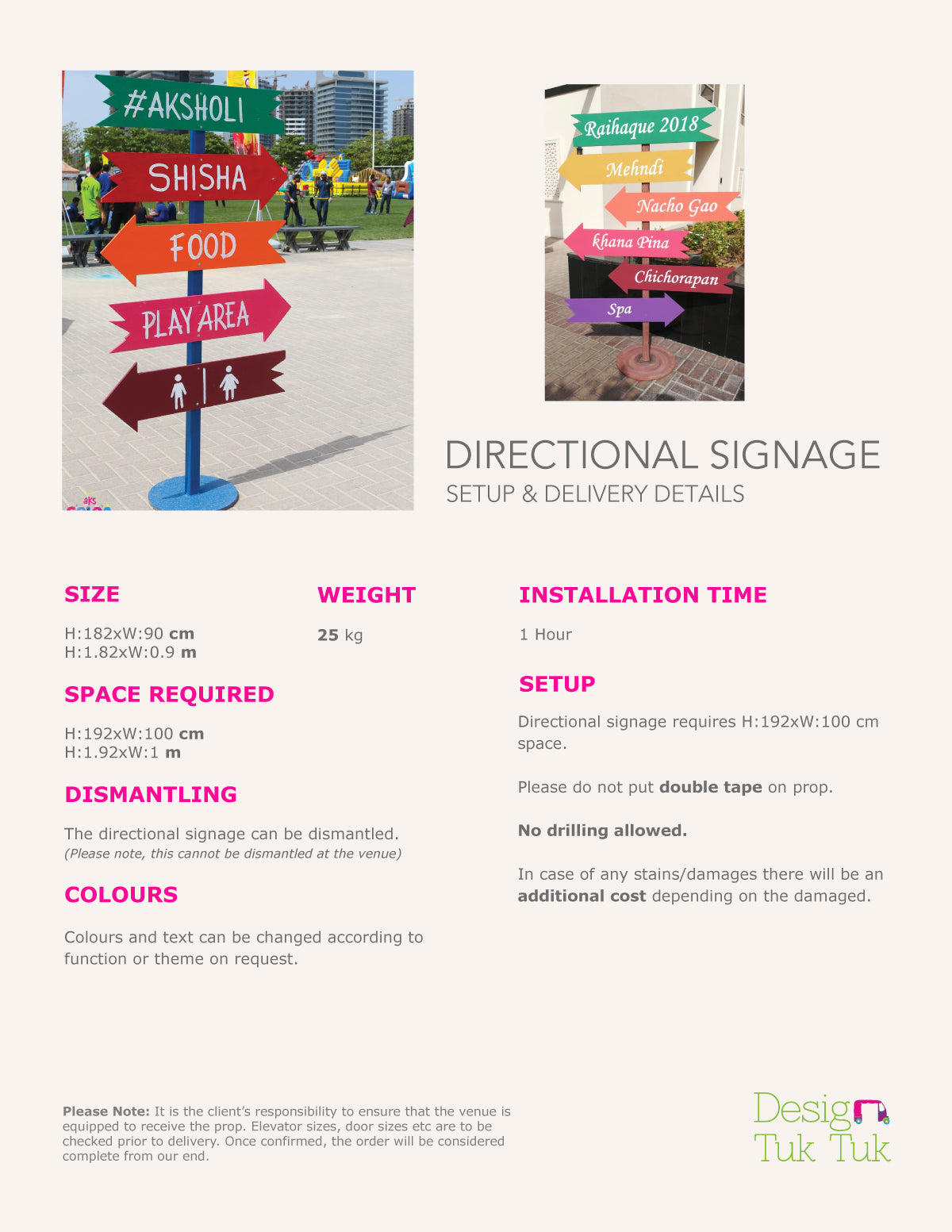 Arrow Directional Signage