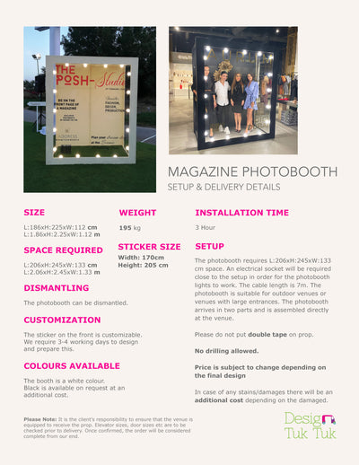 Magazine Phootbooth
