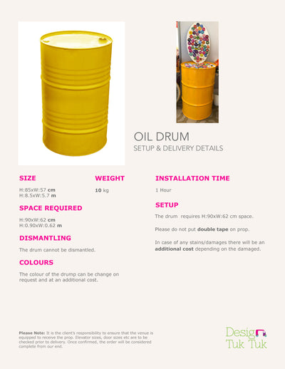 Oil Drum Table