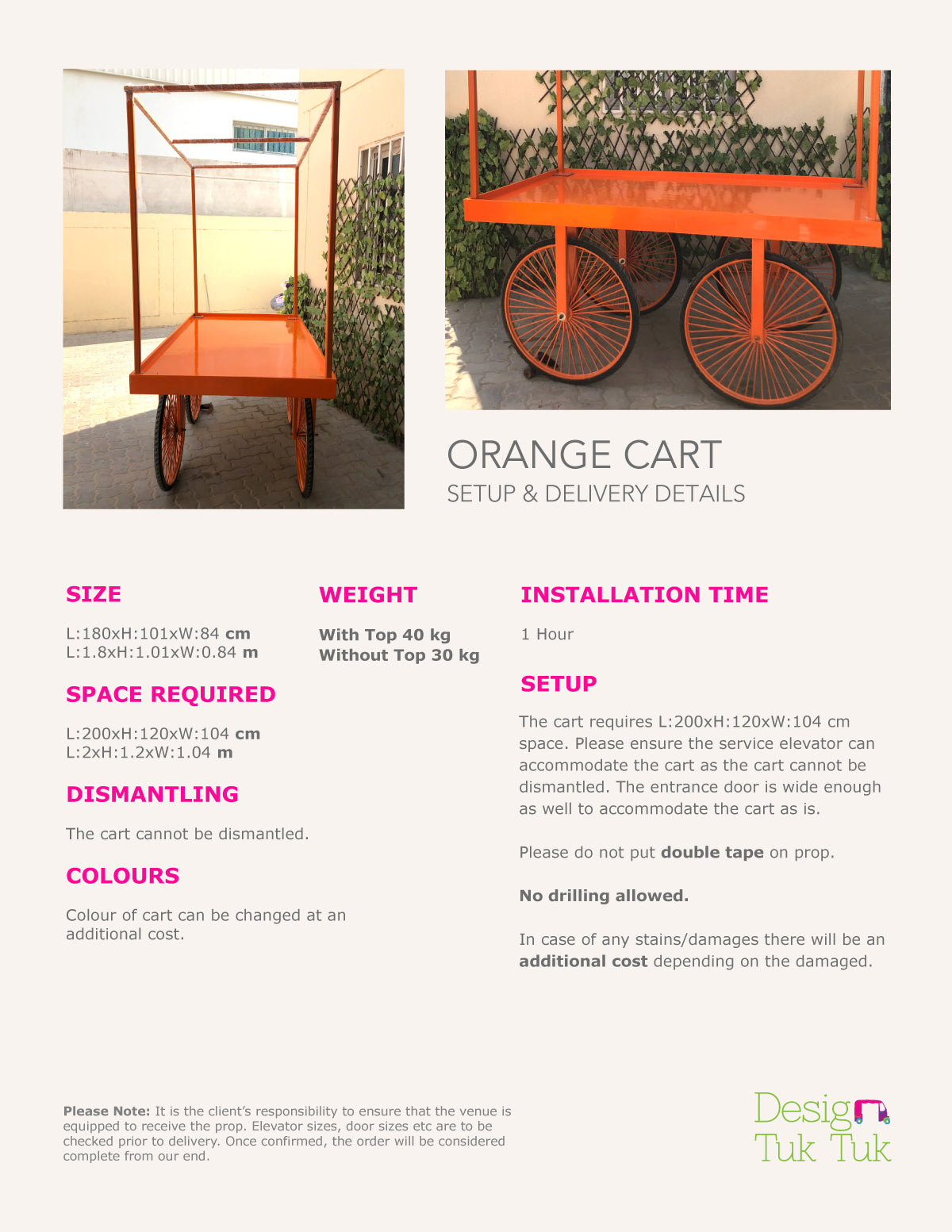 Orange Cart