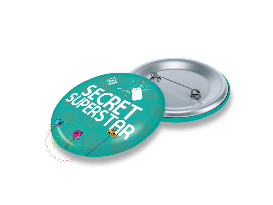 Secret Superstar Pin Badge