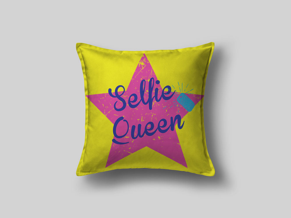 Selfie Queen Cushion Cover