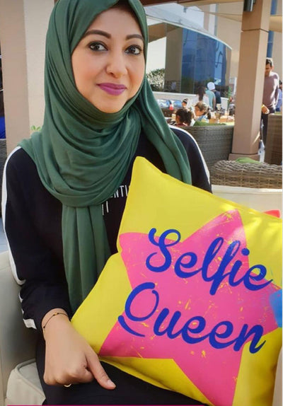 Selfie Queen Cushion Cover