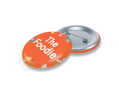 The Foodie Pin Badge