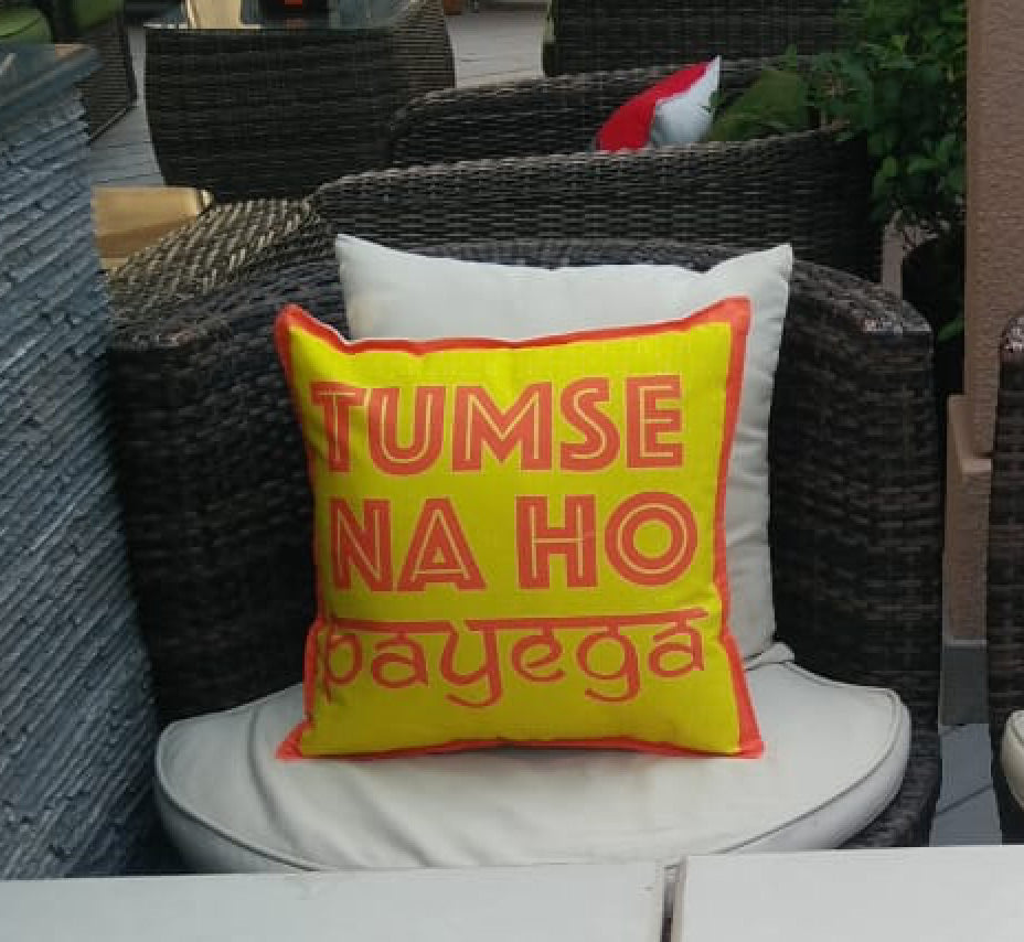 Tumse Na Ho Payega Cushion Cover