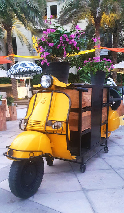 Yellow Scooter Table