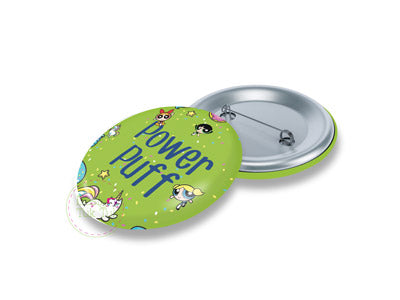 Power Puff Pin Badge