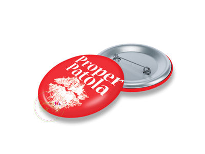 Proper Patola Pin Badge